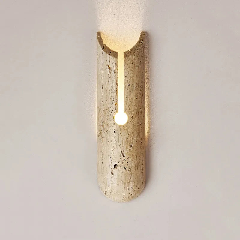 Modern minimalist stone wall light for home and hallway