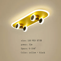 Scooter boy ceiling light decorative lamp for children's room