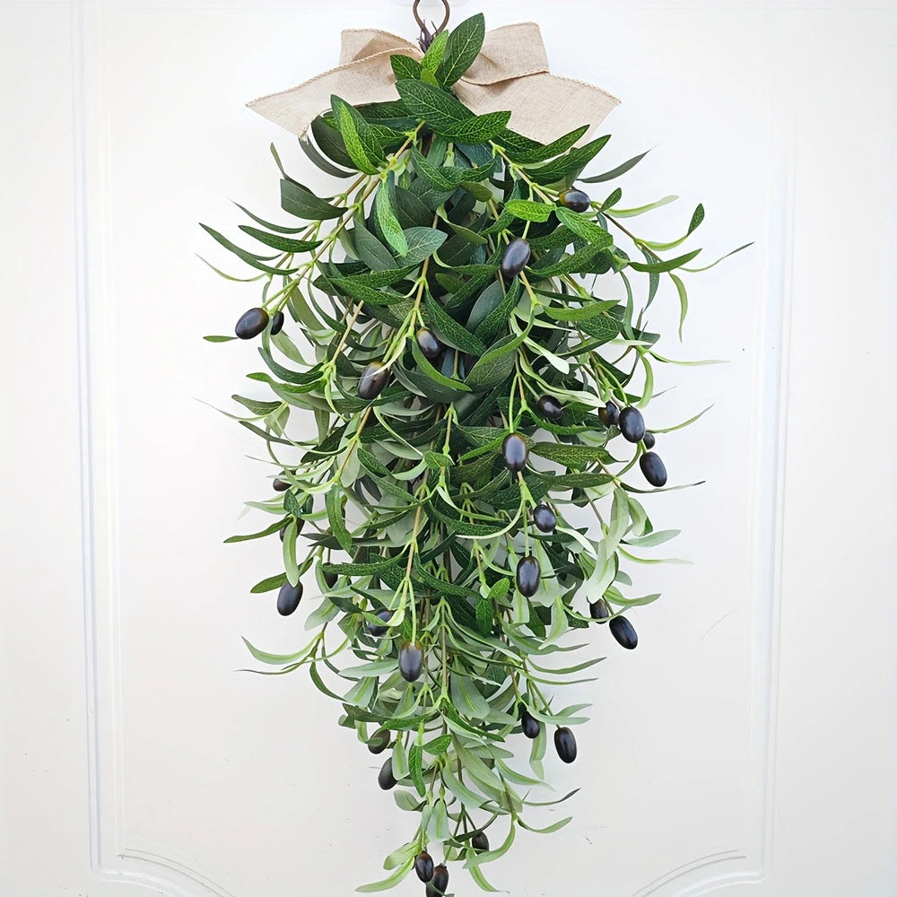 Artificial hanging plants for indoor and outdoor decoration