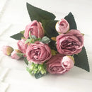 Small artificial flower bouquet for spring decoration and weddings