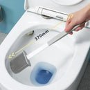 Toilet brush set with wall-mounted holder for bathroom
