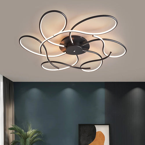 Modern minimalist ceiling light elegant indoor fixture - vue 6 sur 10