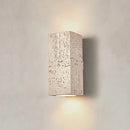 Wabi-sabi square cement LED wall light nordic decorative indoor lamp