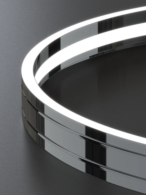 Modern metal chandelier for elegant indoor lighting - vue 7 sur 16