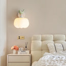 Modern PE wall light with LED bird-shaped shade