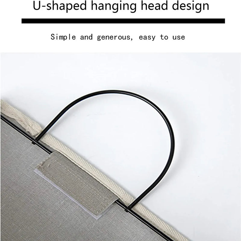 fabric wall storage bag for books and magazines