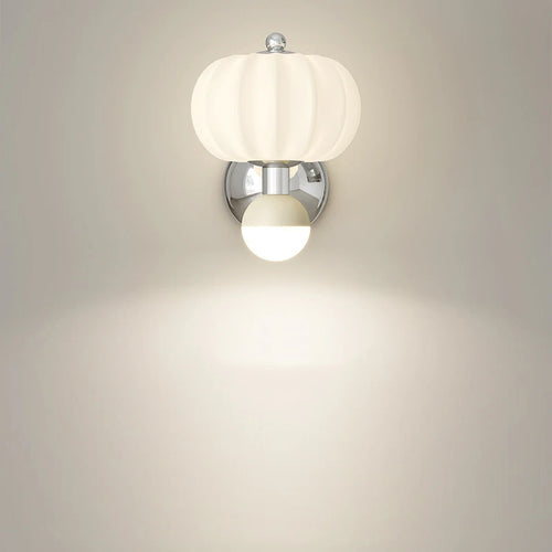 Creative double pumpkin-shaped wall light - vue 5 sur 7