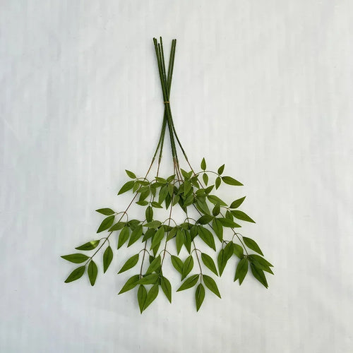 Artificial bamboo leaf bouquet for floral decoration - vue 5 sur 7