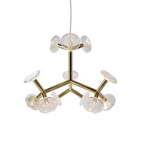 Creative postmodern glass chandelier for interior decoration