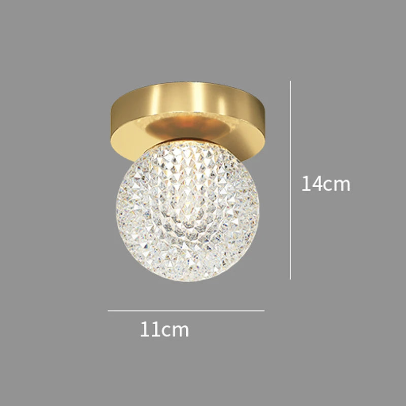 Nordic LED ceiling light for living room, dining area, bedroom, corridor or cloakroom - vue 8 sur 16
