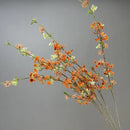Artificial flower table decoration with snow willow