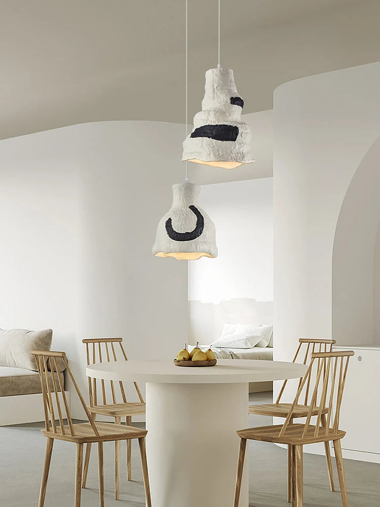 Nordic LED wabi sabi minimalist chandelier for bar, restaurant, guest house