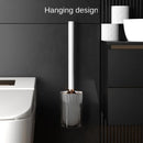 Long handle toilet brush for effective cleaning