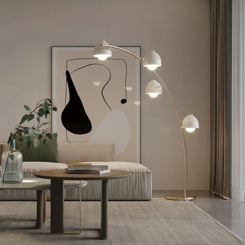 Modern Italian designer floor lamp for elegant interior decor - vue 3 sur 6