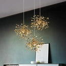 Modern stainless steel chandelier for restaurant and shop