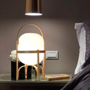 Modern wooden floor lamp for living room, study, bedroom, portable