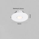 Ultra-slim recessed LED spotlight for ambient lighting