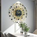 luxury creative design silent wall clock for modern decoration