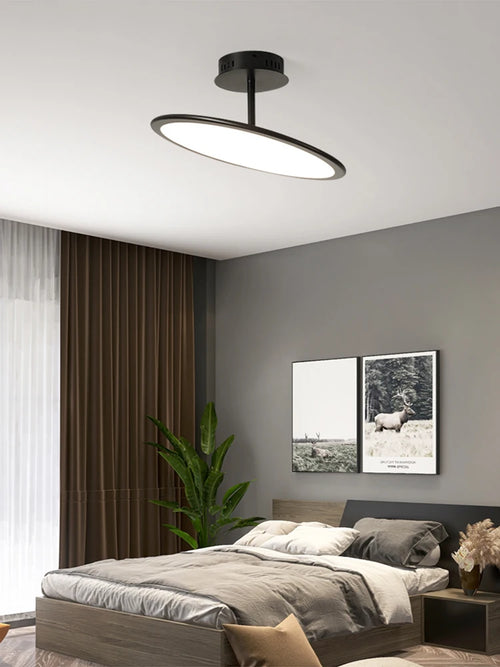 Minimalist dimmable decorative LED pendant light - vue 4 sur 12