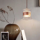 Modern nordic glass pendant light for restaurant decor