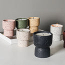 European style cement scented candle for craft decoration
