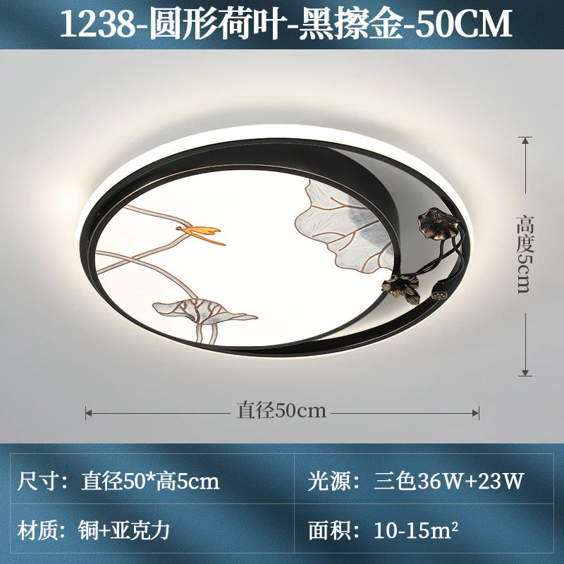 Multicolour enamel LED ceiling light for modern interiors - vue 9 sur 16