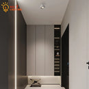 Simple modern black/white lampshade