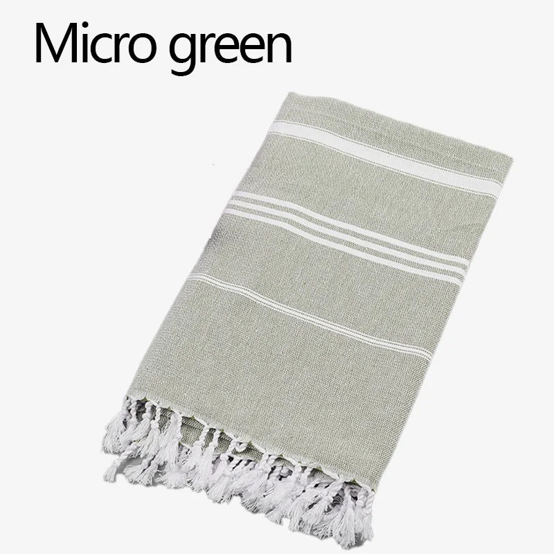Extra large quick-dry cotton beach towel