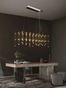 Creative postmodern LED chandelier for bar and reception
