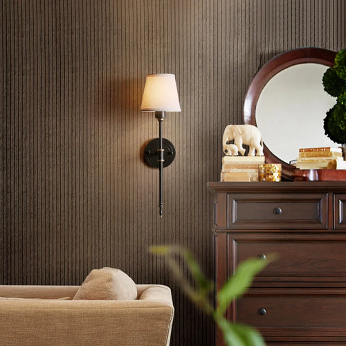 Modern copper wall light for loft decor - vue 6 sur 9