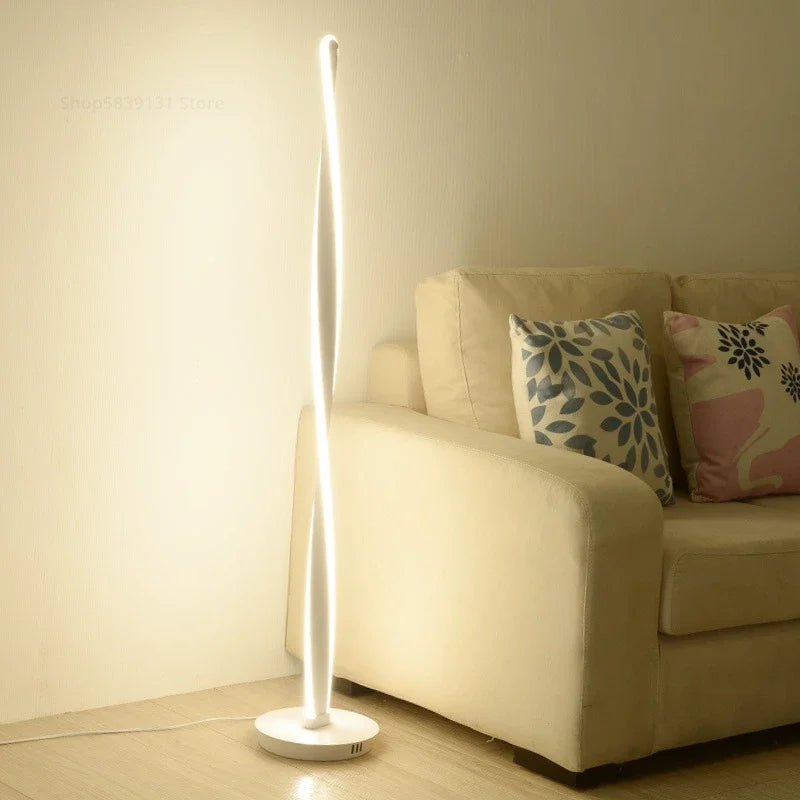 Modern dimmable LED floor lamp for interior decoration