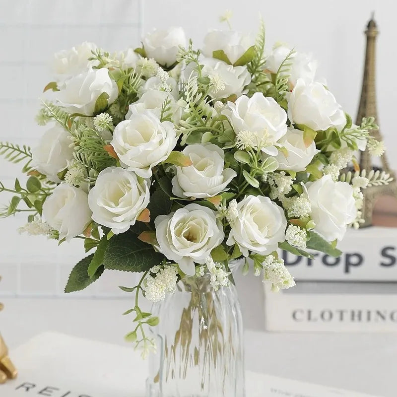 Artificial peony bouquet for weddings and home decor - vue 13 sur 15