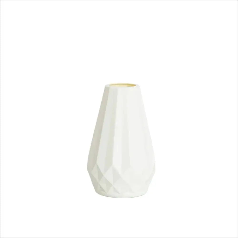 modern nordic style diamond flower vase plastic