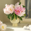 Silk peony bouquet for elegant interior decoration
