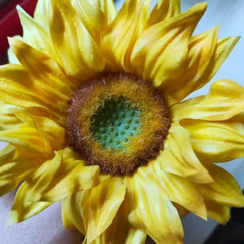Artificial sunflower bouquet wedding party home decoration plants - vue 7 sur 8