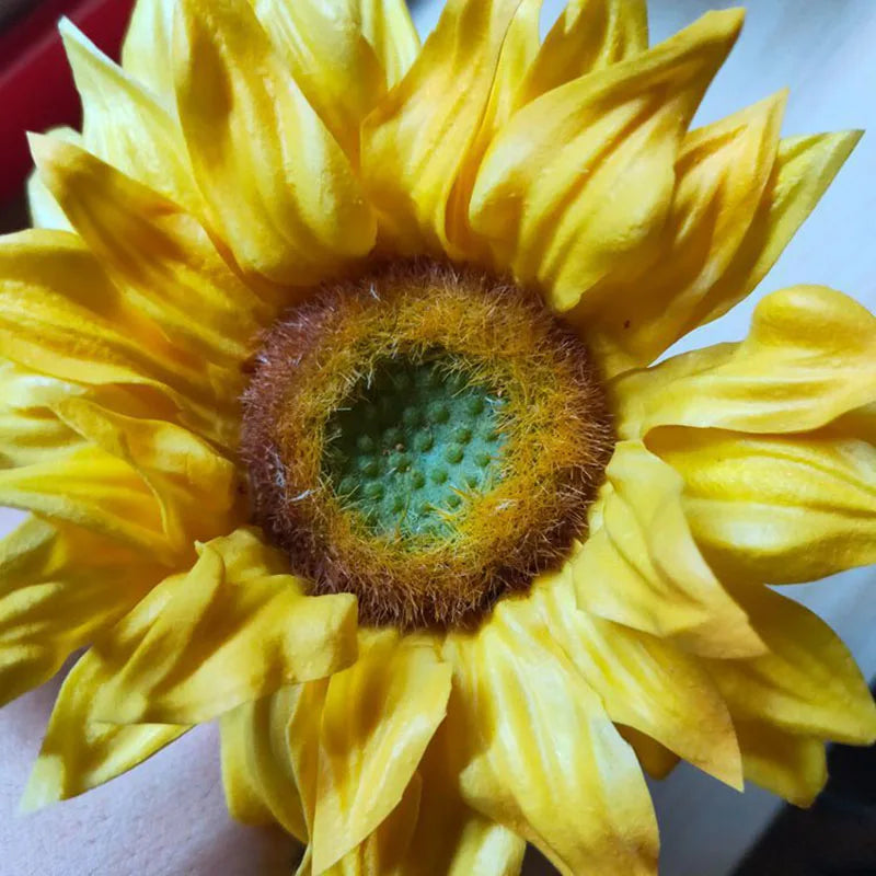 Artificial sunflower bouquet wedding party home decoration plants - vue 6 sur 8