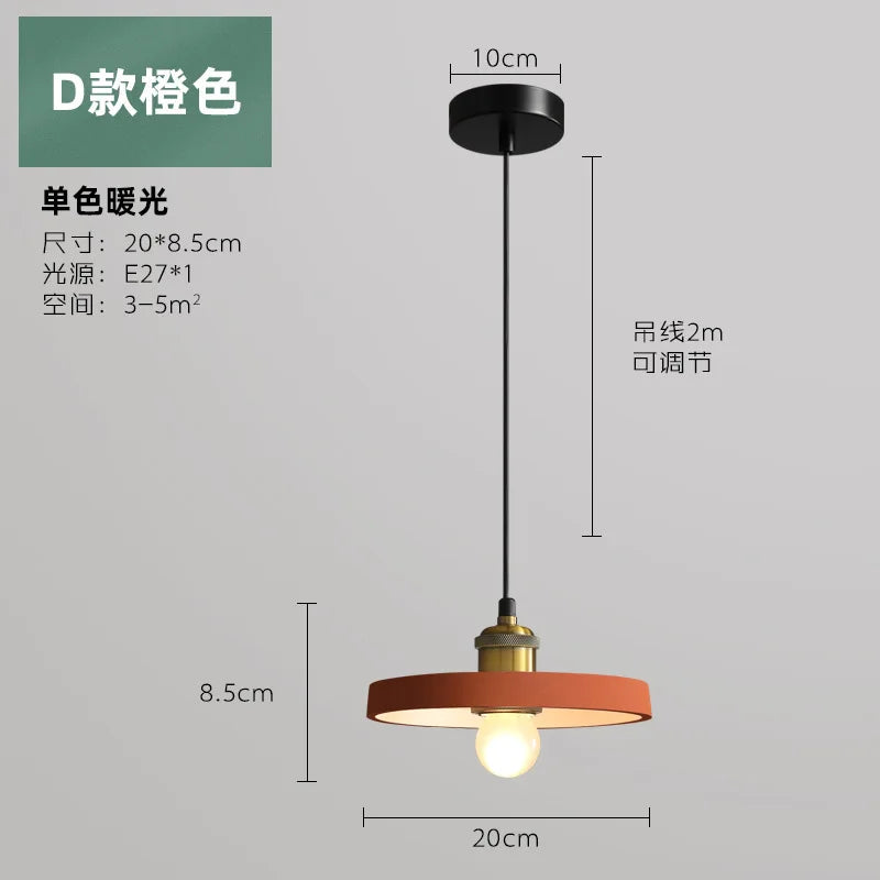 Industrial style LED pendant light - vue 18 sur 22