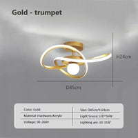 Modern LED ceiling chandelier for interior decor