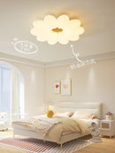 Creative petal chandelier for a warm and soothing atmosphere
