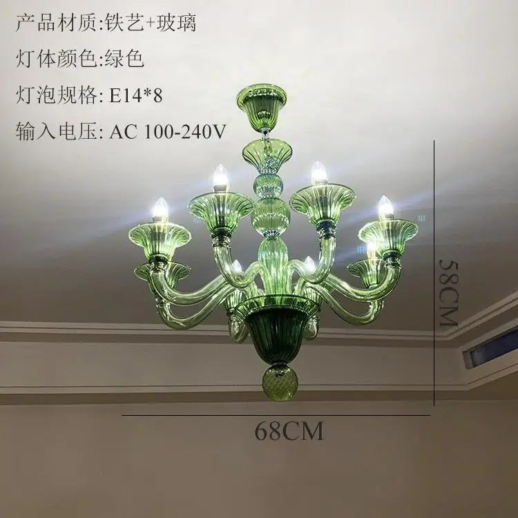 Elegant crystal LED chandelier for interior decoration