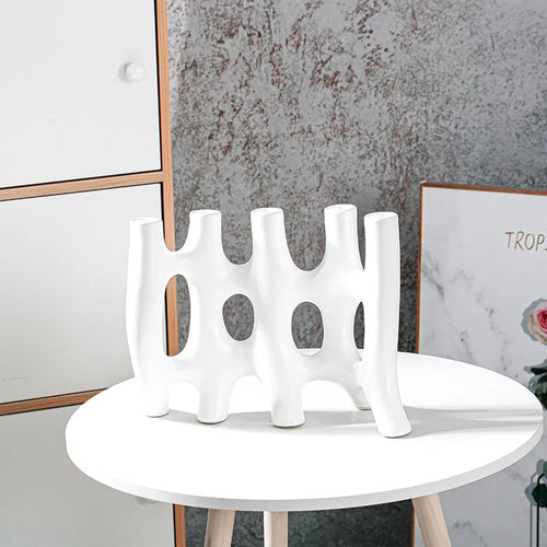 creative ceramic vase for modern decor - vue 3 sur 9