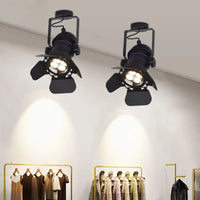 Retro industrial style pendant light with vintage LED lighting