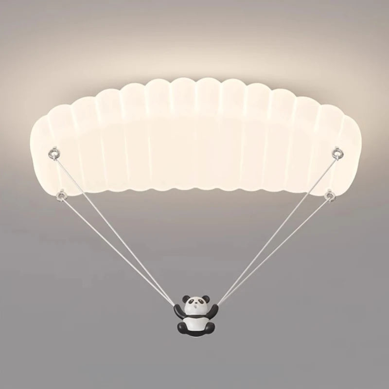 Panda parachute ceiling light for children - vue 6 sur 7