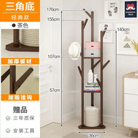 multifunctional bamboo coat rack for modern clothes