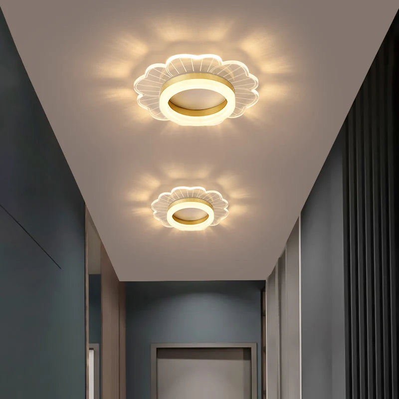 Simple modern nordic style entrance lamp