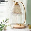 Modern princess table lamp for girl's bedroom decor