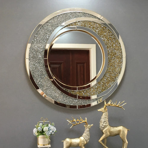Nordic luxury round decorative mirrors for home decor - vue 9 sur 8