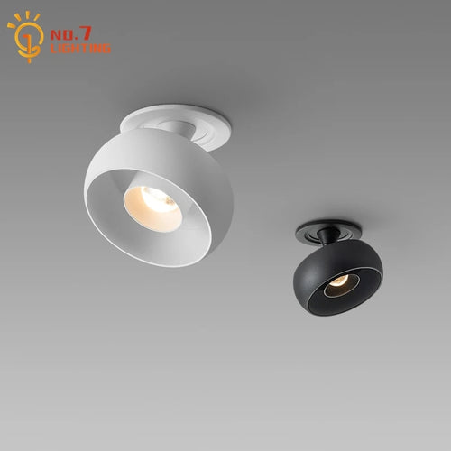 Simple modern black/white lampshade