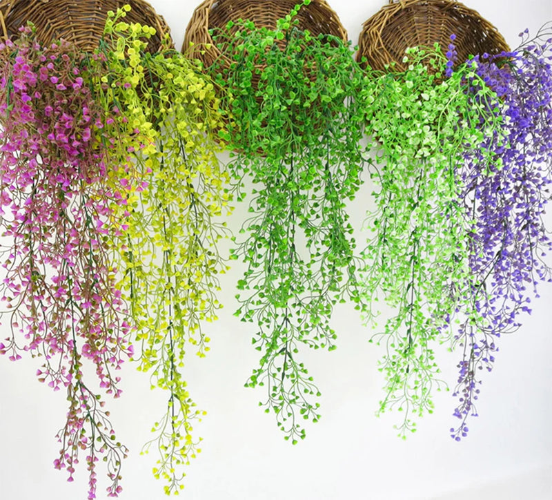 Hanging artificial rattan plants for indoor and outdoor decoration