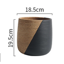 Silicone mould for concrete flower pots